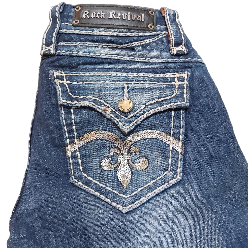 Rock Revival Women's Sasha Straight Jeans Size 24